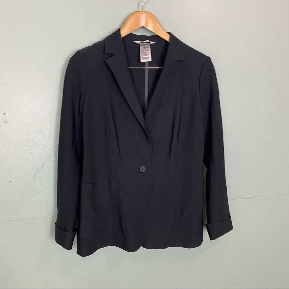 Banana Republic Standard Performance Blazer Size 10 Black